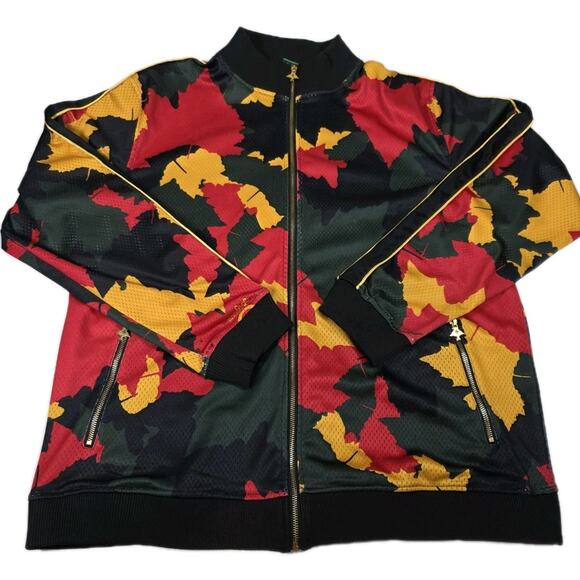 LRG Lifted Research Group Men Fall Colors Track Jacket 2XL Full Zip - Picture 1 of 9